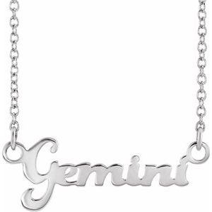 Platinum Gemini Zodiac 18