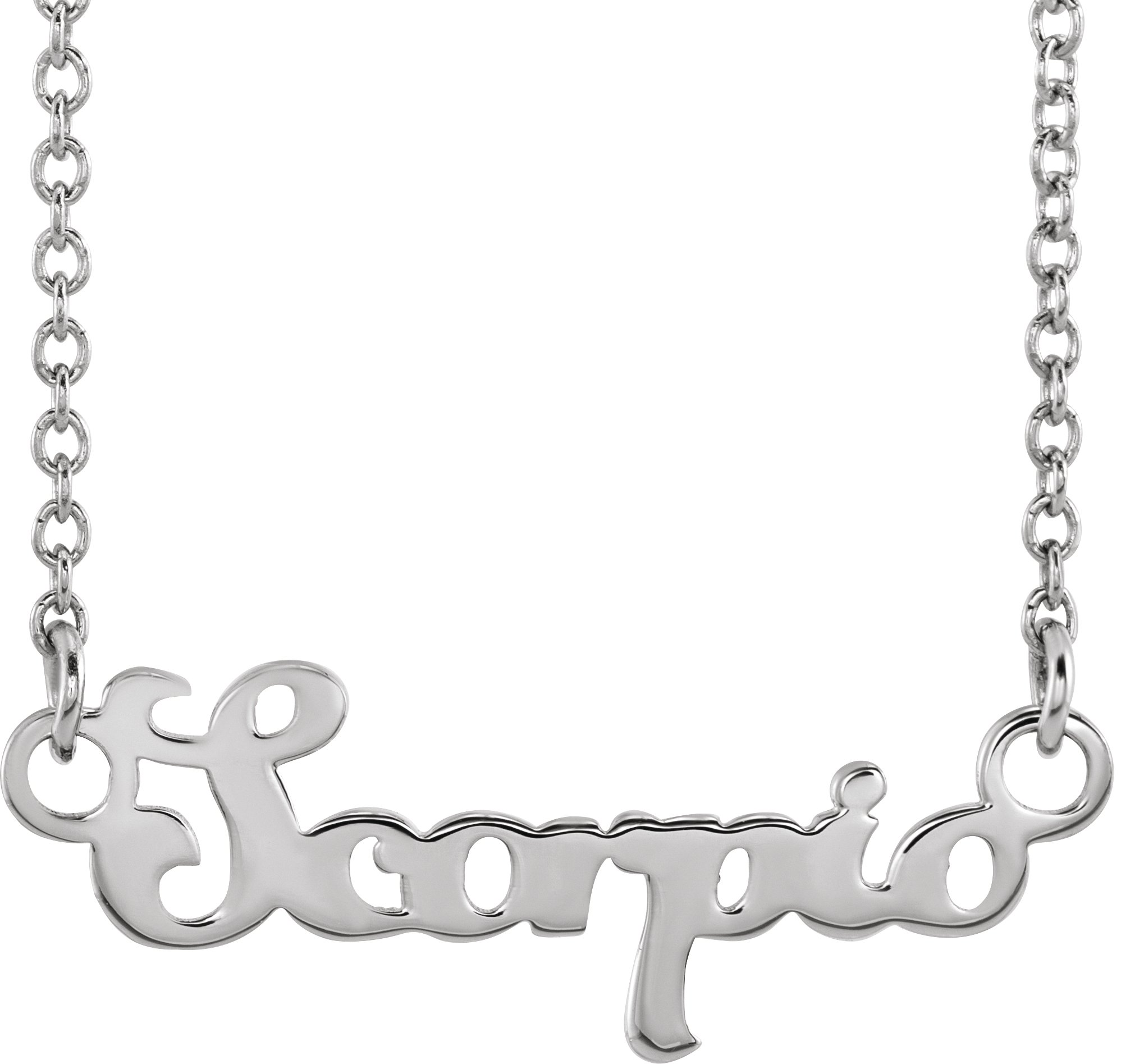 Sterling Silver Scorpio Zodiac 18