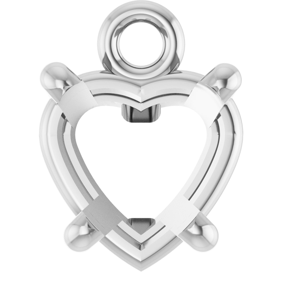 Round 4-Prong Basket Dangle