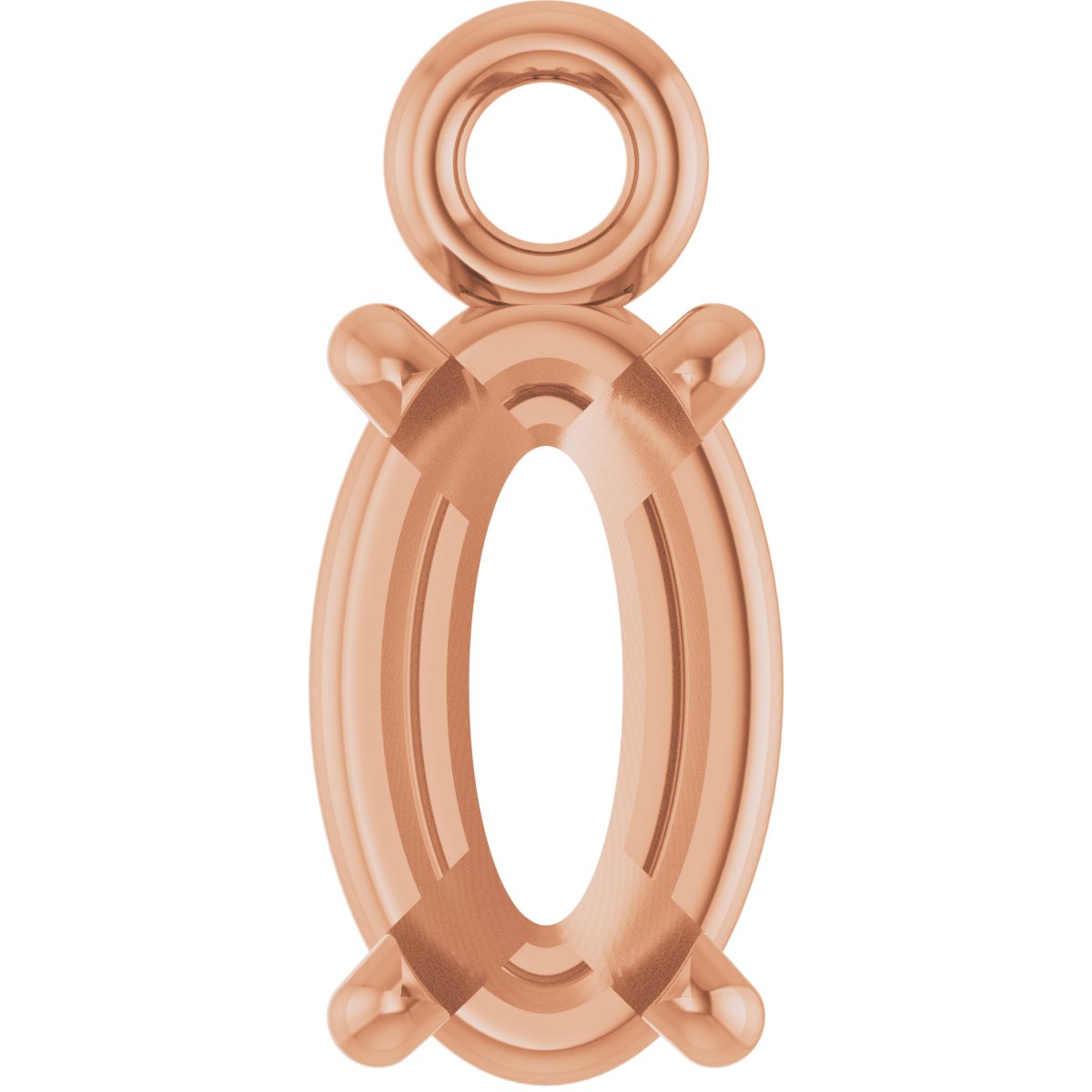 Round 4-Prong Basket Dangle