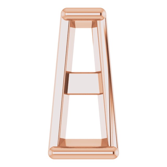 Tapered Baguette Earring Setting
