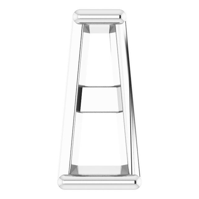 Tapered Baguette Earring Setting