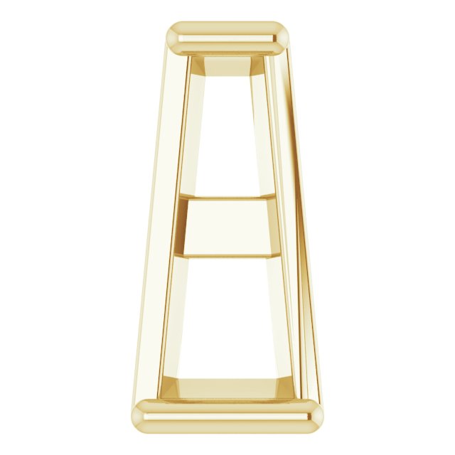 Tapered Baguette Earring Setting