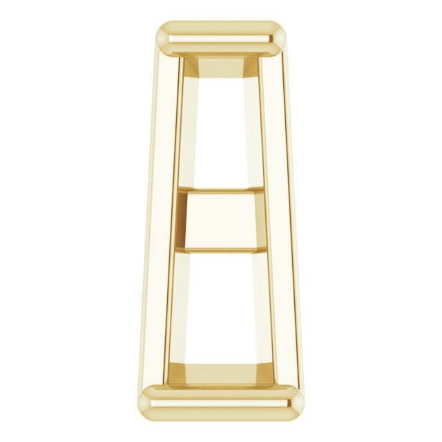 Tapered Baguette Earring Setting