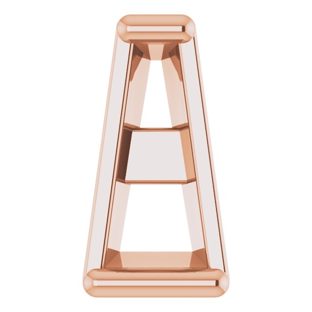 Tapered Baguette Earring Setting