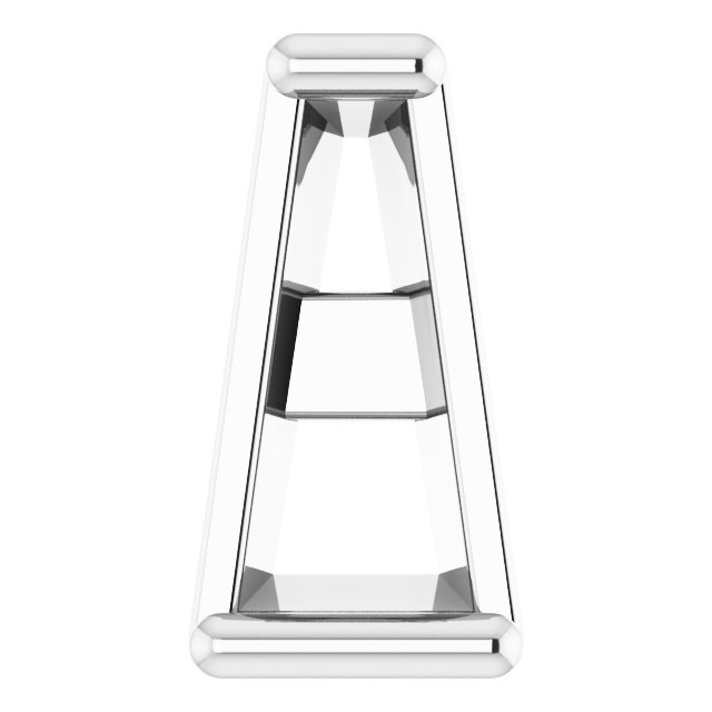 Tapered Baguette Earring Setting