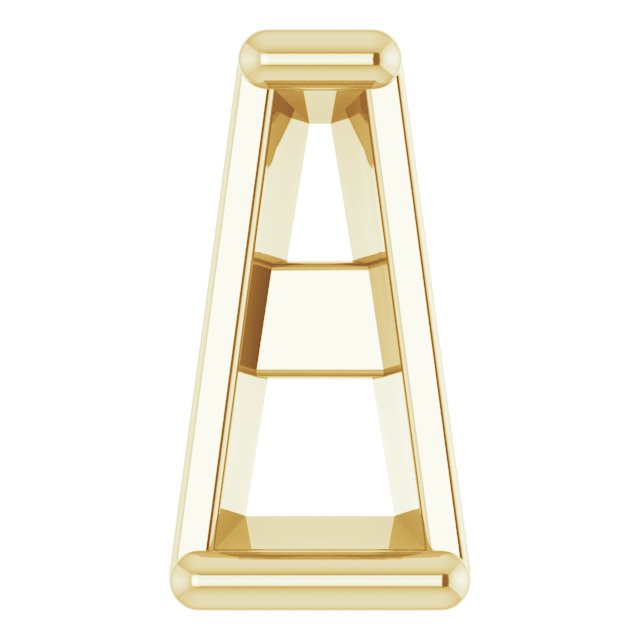 Tapered Baguette Earring Setting