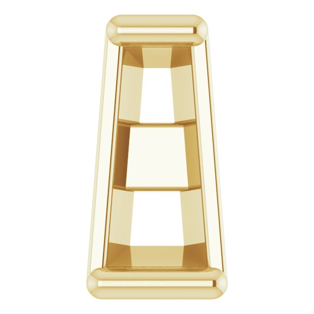Tapered Baguette Earring Setting