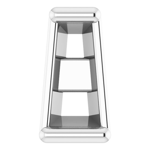 Tapered Baguette Earring Setting