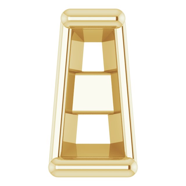 Tapered Baguette Earring Setting