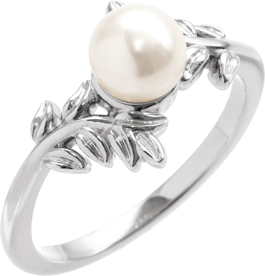 Floral Pearl Ring