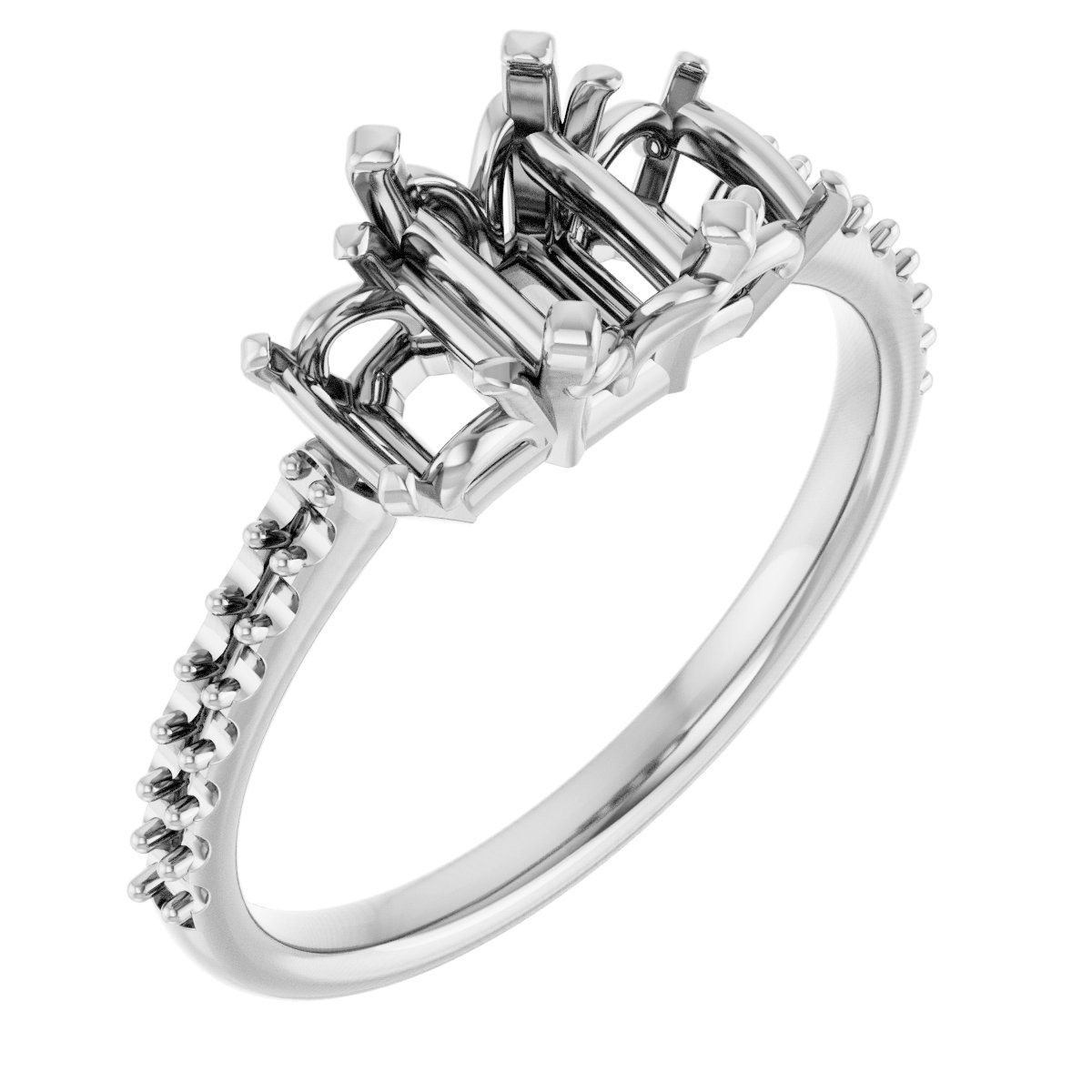 Three-Stone Engagement Ring or Band