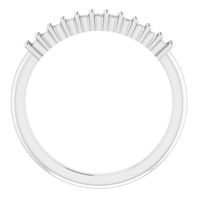Band Mounting for 6 mm Square Ring view 2