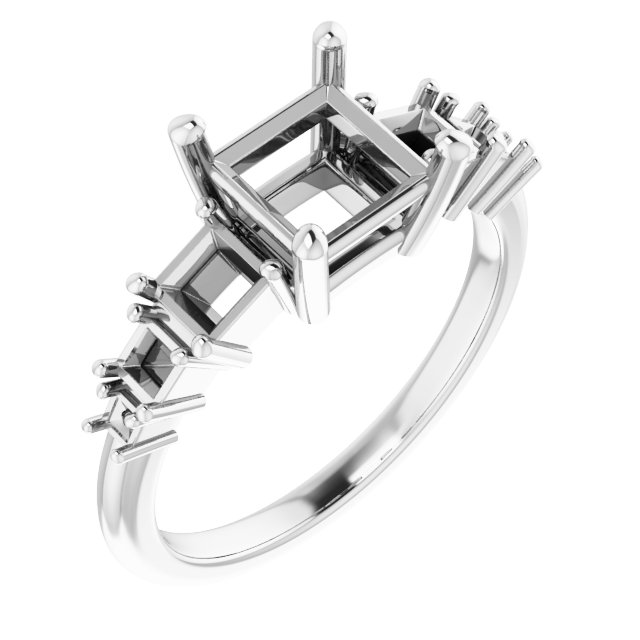 Accented Engagement Ring
