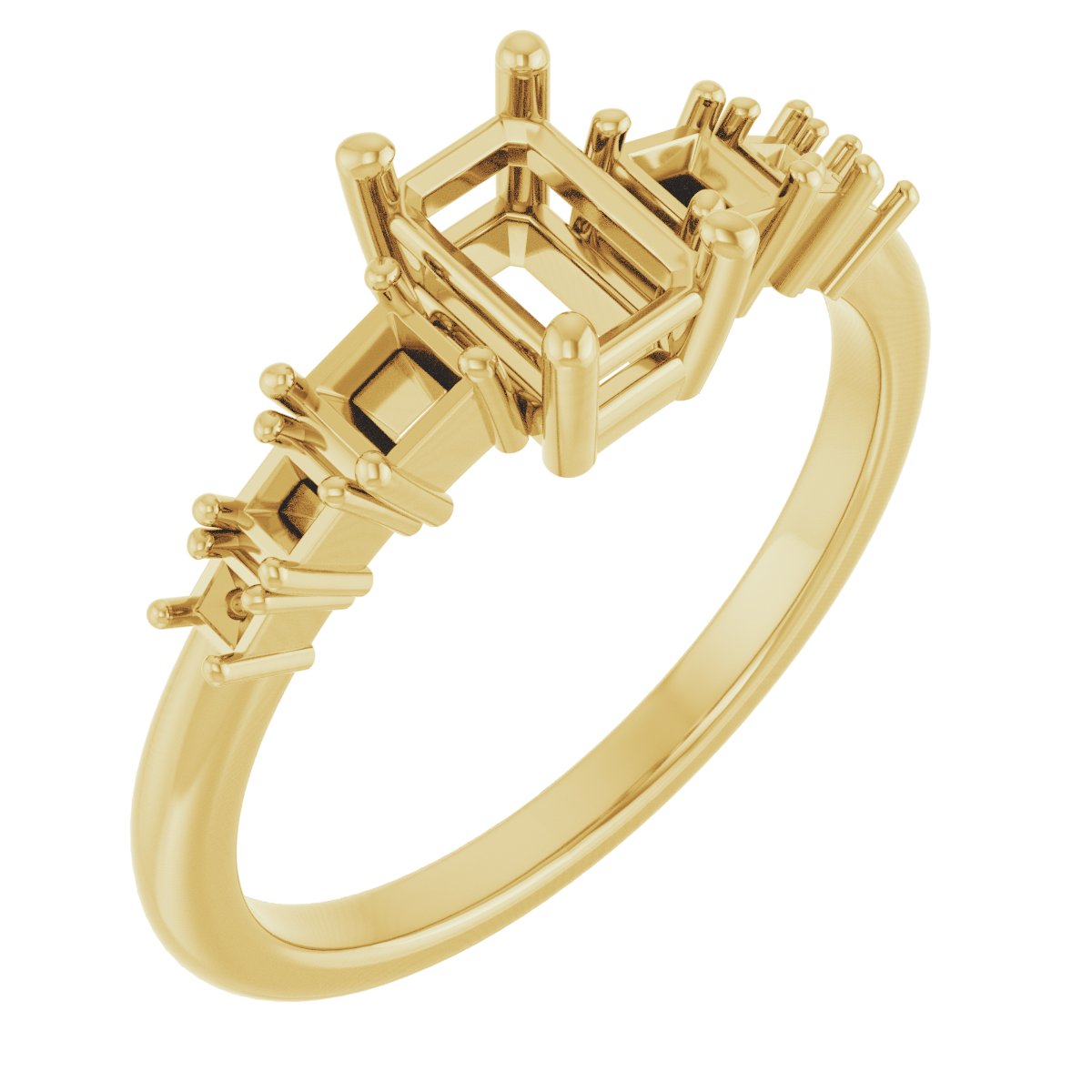 Accented Engagement Ring
