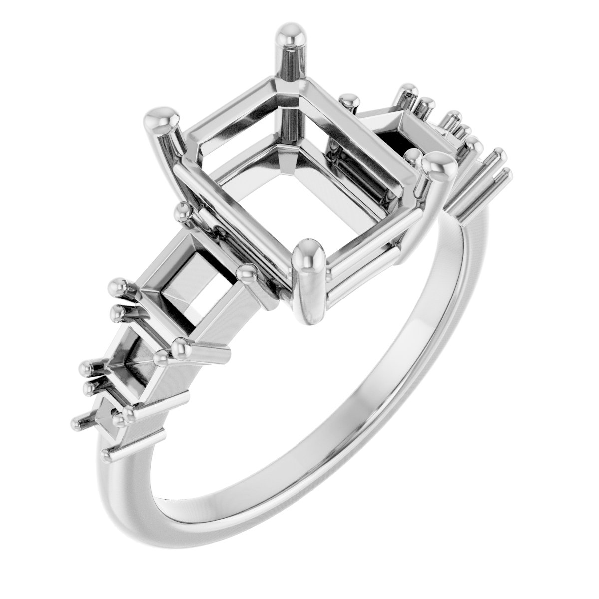 Accented Engagement Ring