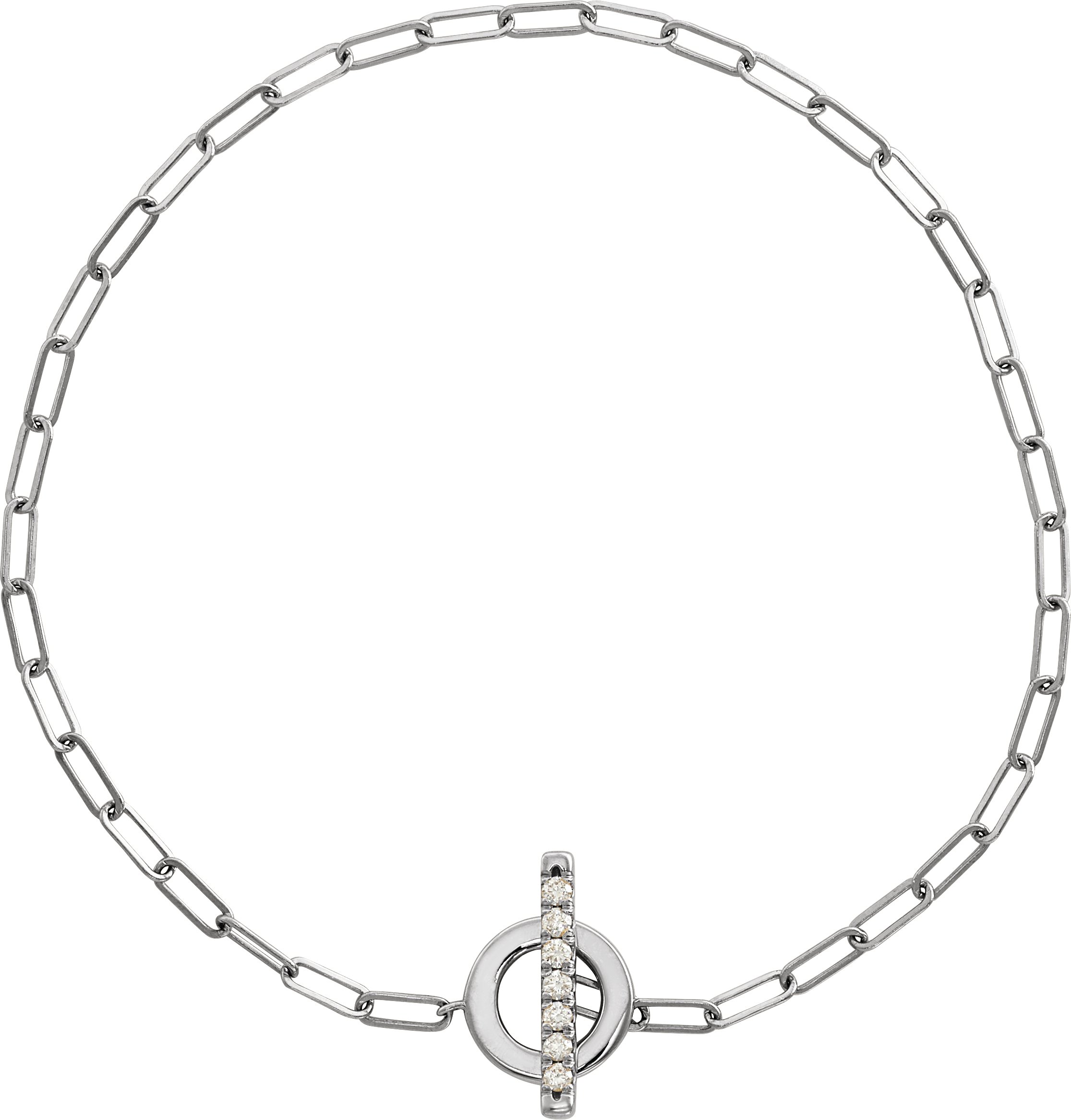 Alternative view of Accented Toggle Bracelet