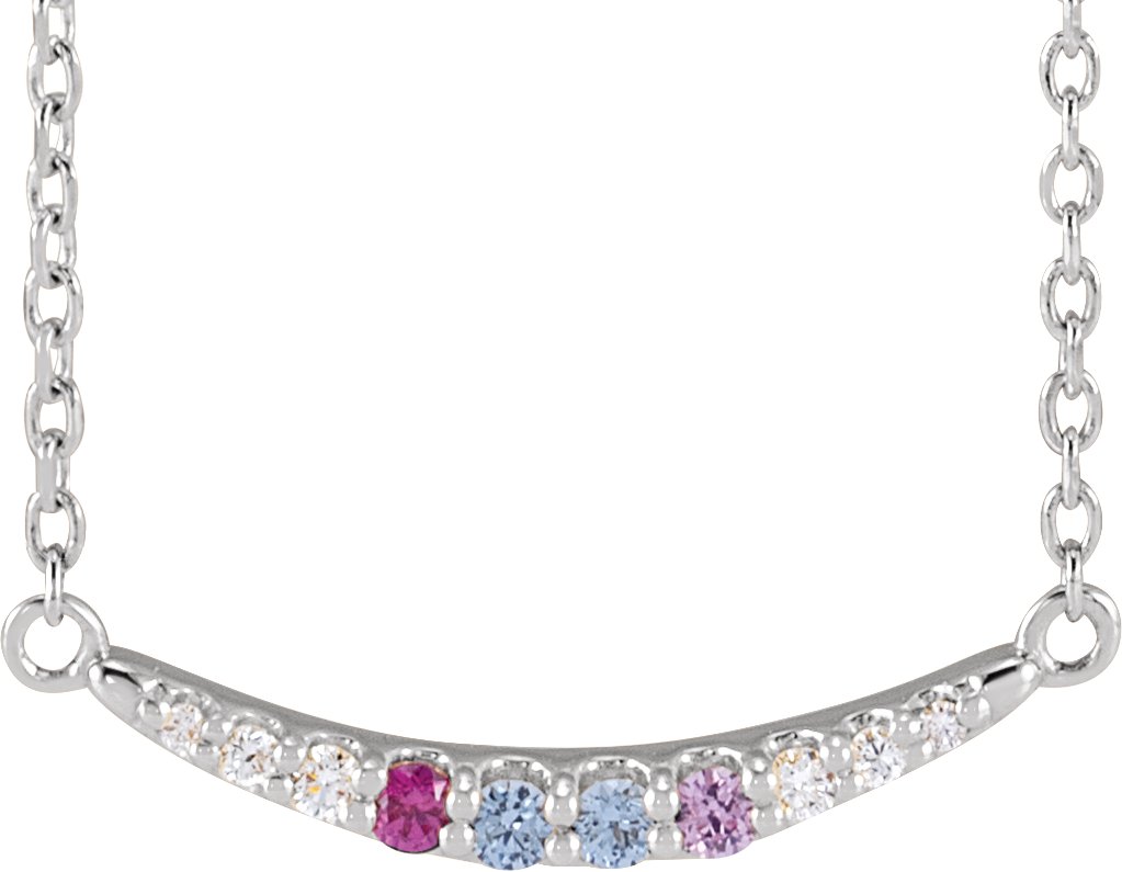 Family Bar Necklace or Center