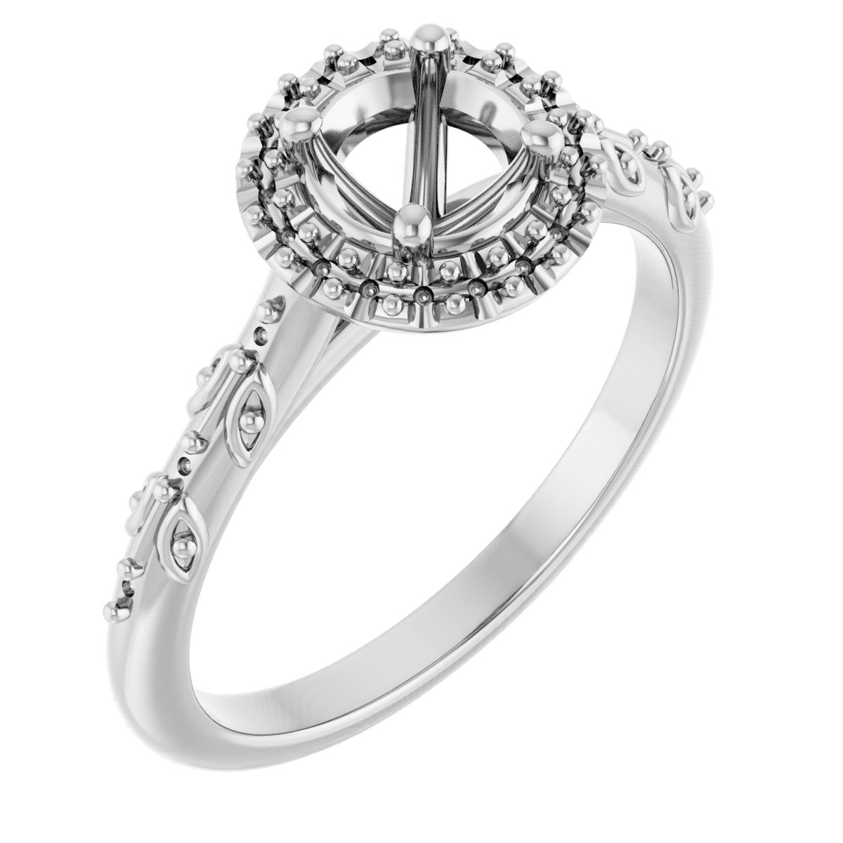 Halo-Style Engagement Ring