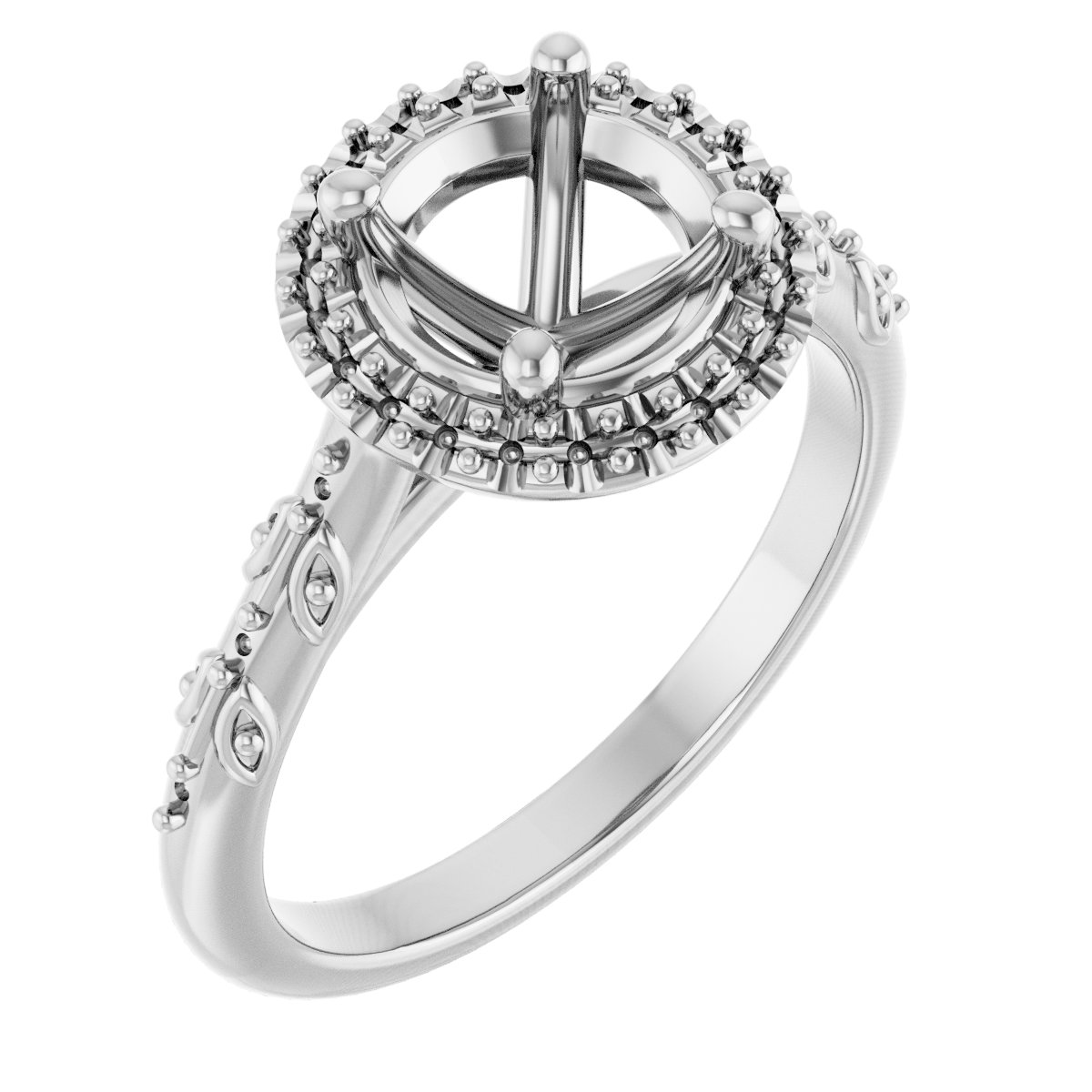 Halo-Style Engagement Ring