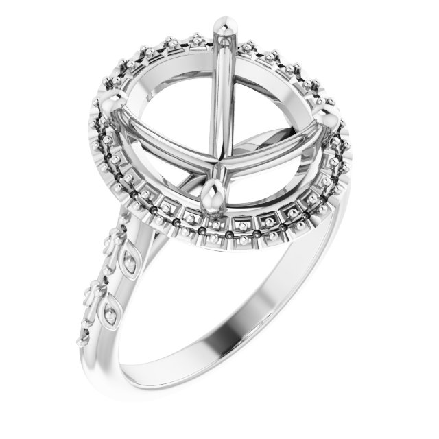 Halo-Style Engagement Ring