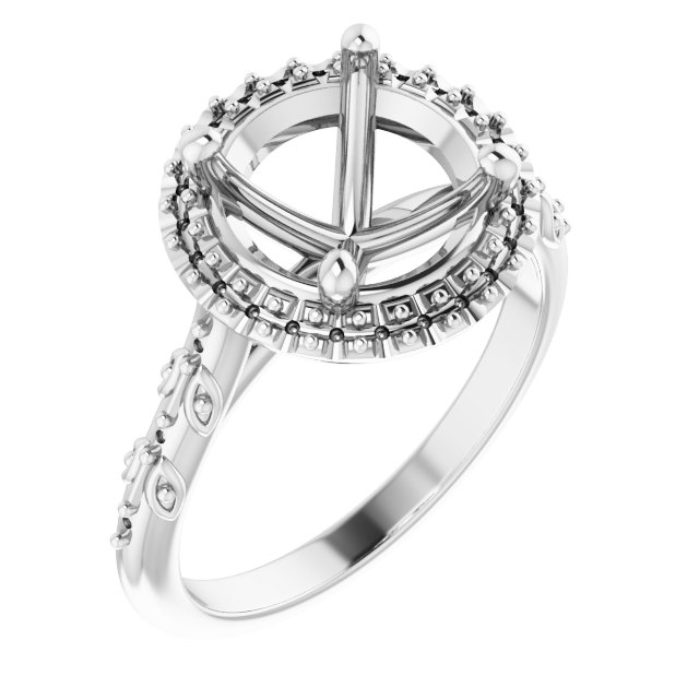 Halo-Style Engagement Ring