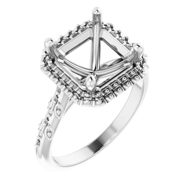 Halo-Style Engagement Ring
