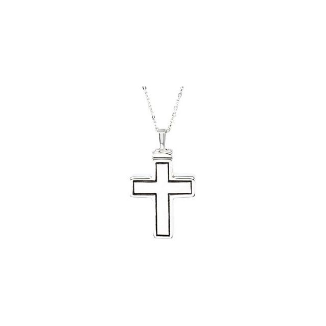 Sterling Silver Cross Ash Holder 18 Sterling Silver Cross Ash Holder 18