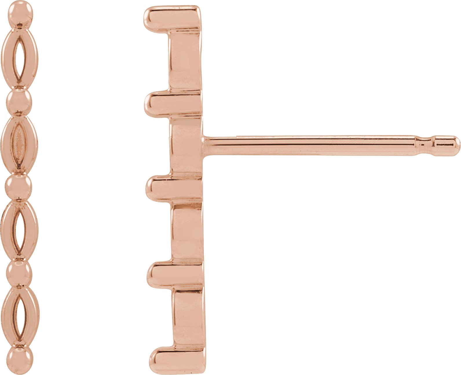 Accented Bar Earrings