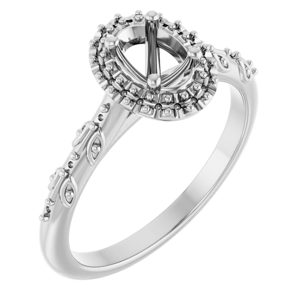 Halo-Style Engagement Ring