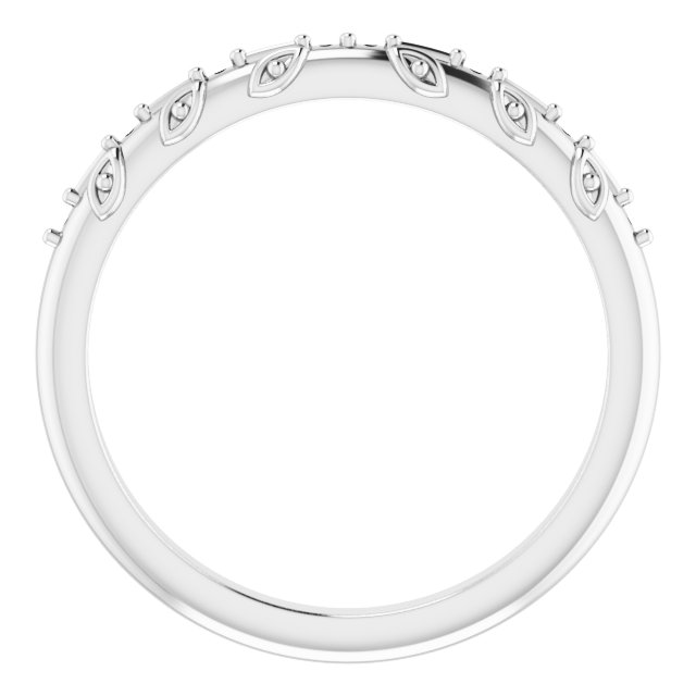 Band Mounting for 10x10 mm Heart Ring view 2