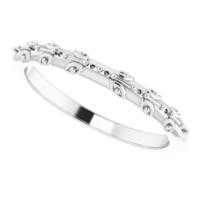 Band Mounting for 10x10 mm Heart Ring view 5