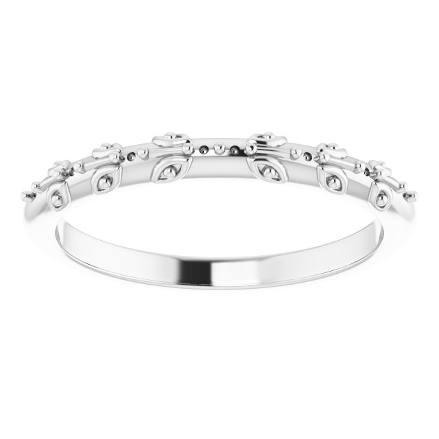 Band Mounting for 10x10 mm Heart Ring view 3