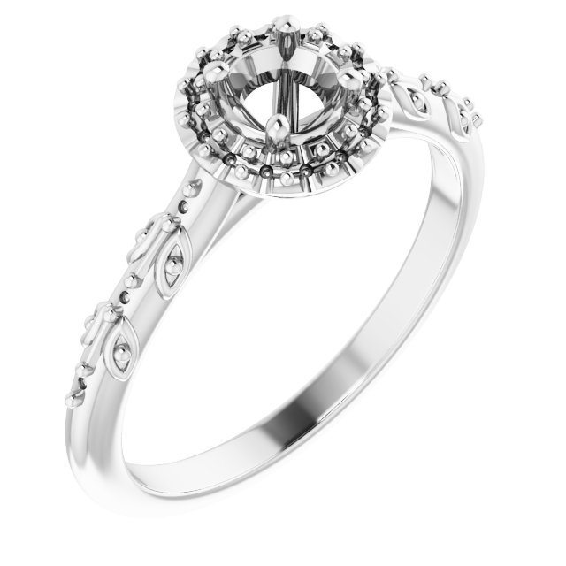 Halo-Style Engagement Ring