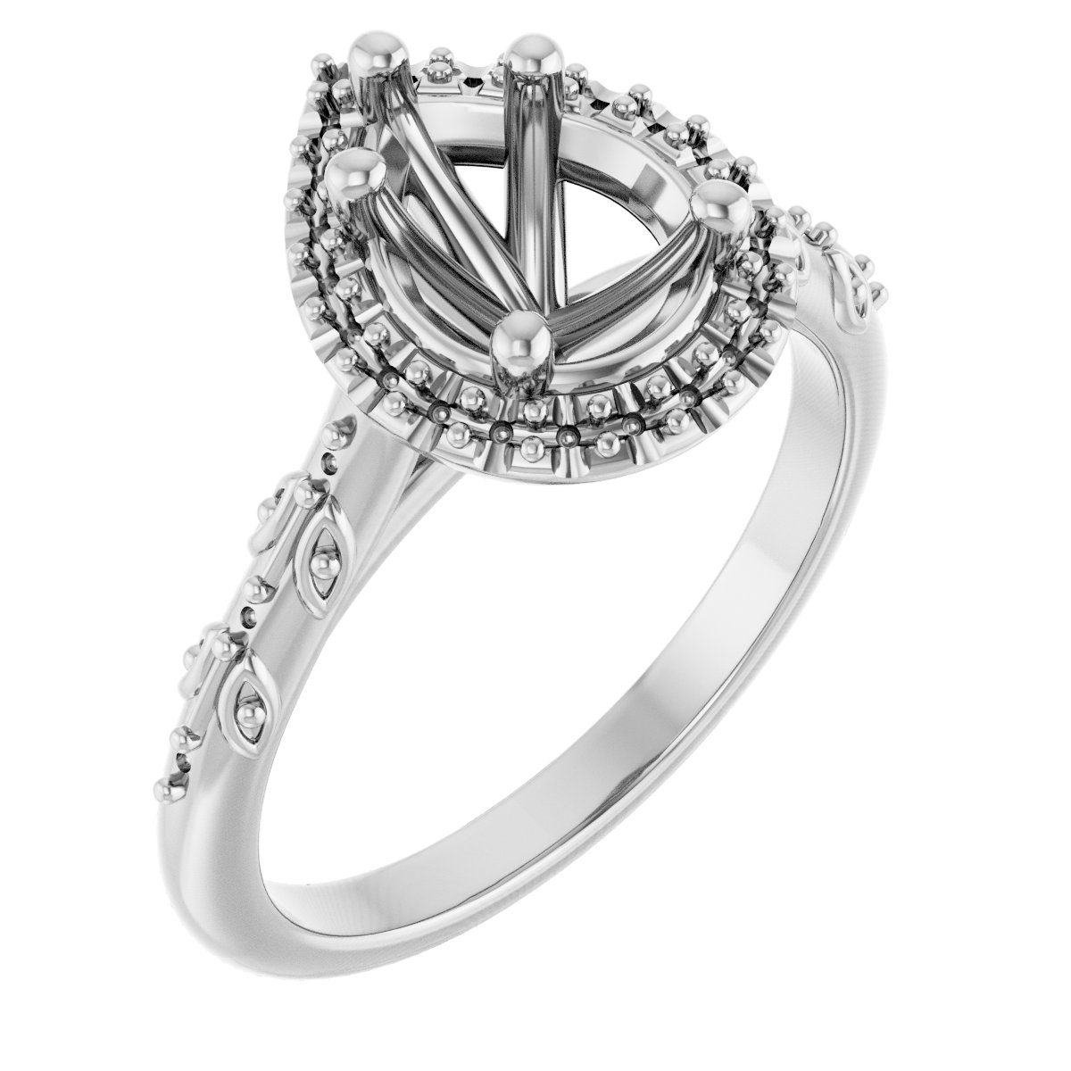 Halo-Style Engagement Ring