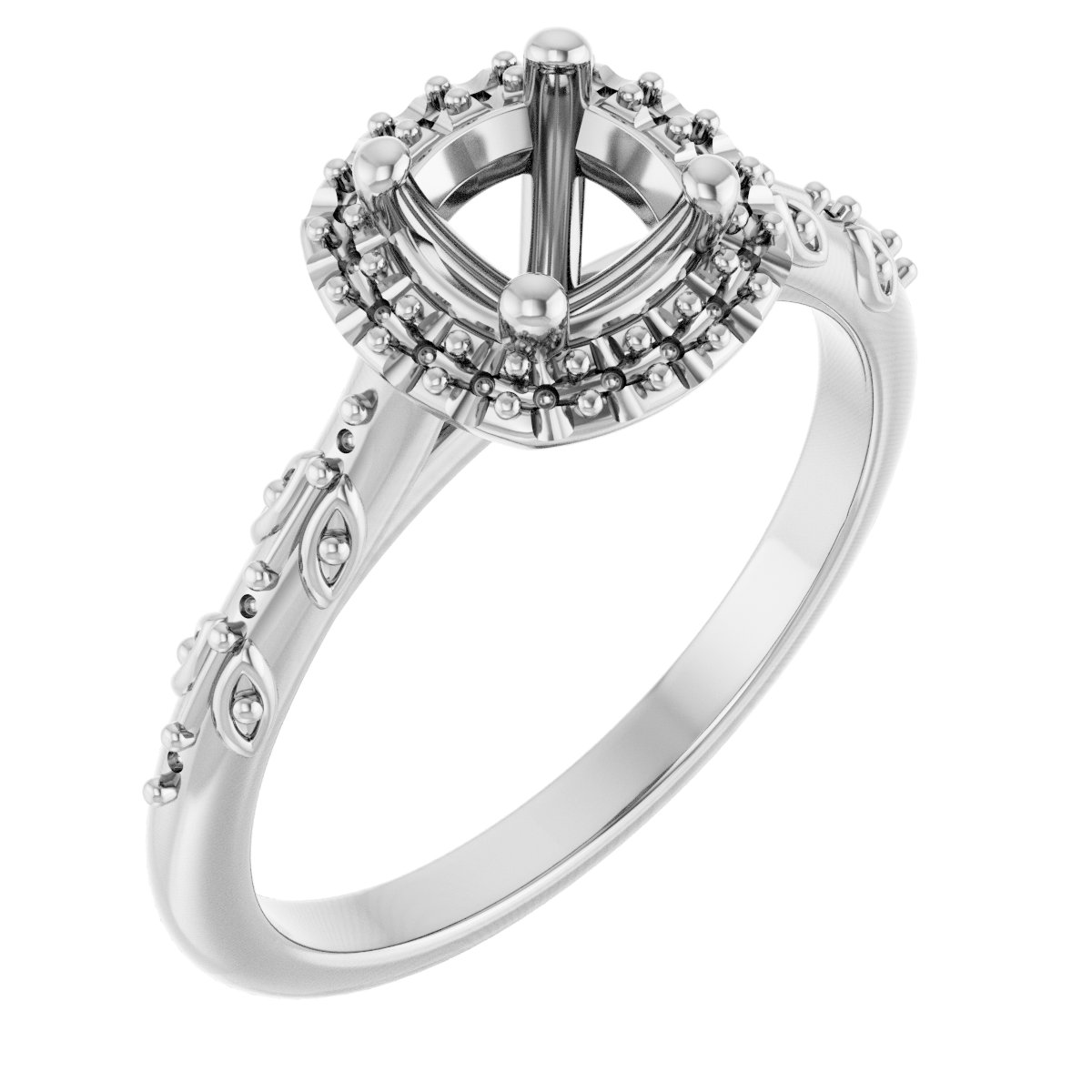 Halo-Style Engagement Ring