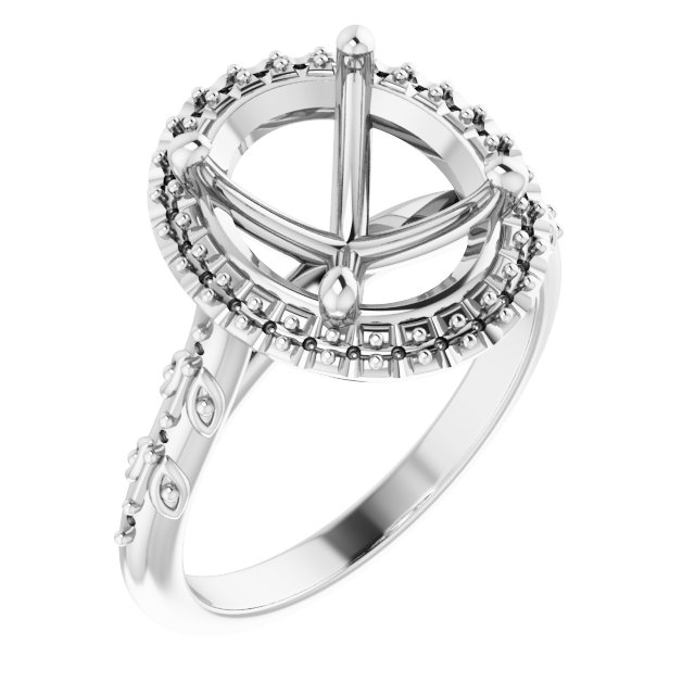 Halo-Style Engagement Ring