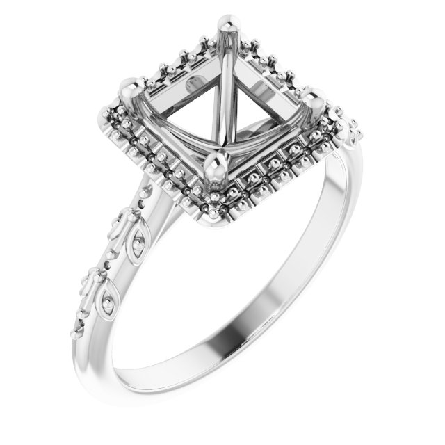 Halo-Style Engagement Ring