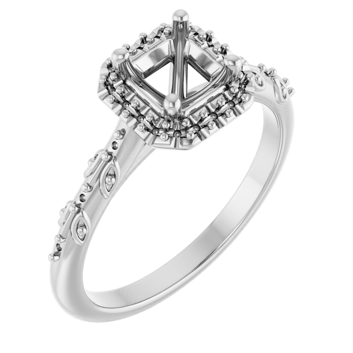 Halo-Style Engagement Ring