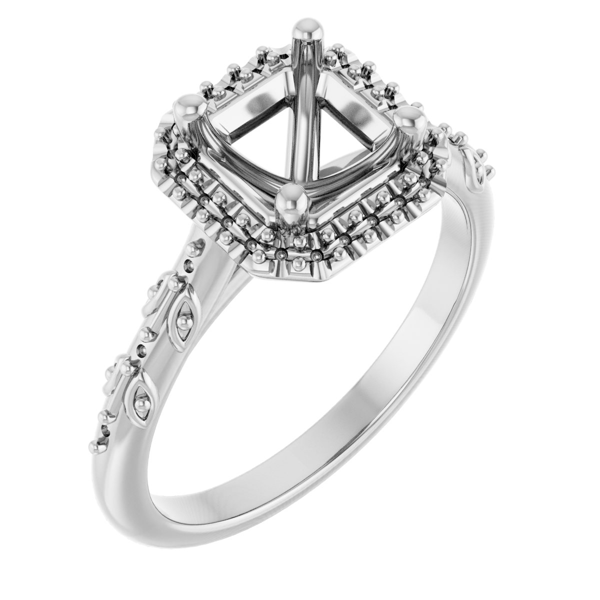 Halo-Style Engagement Ring