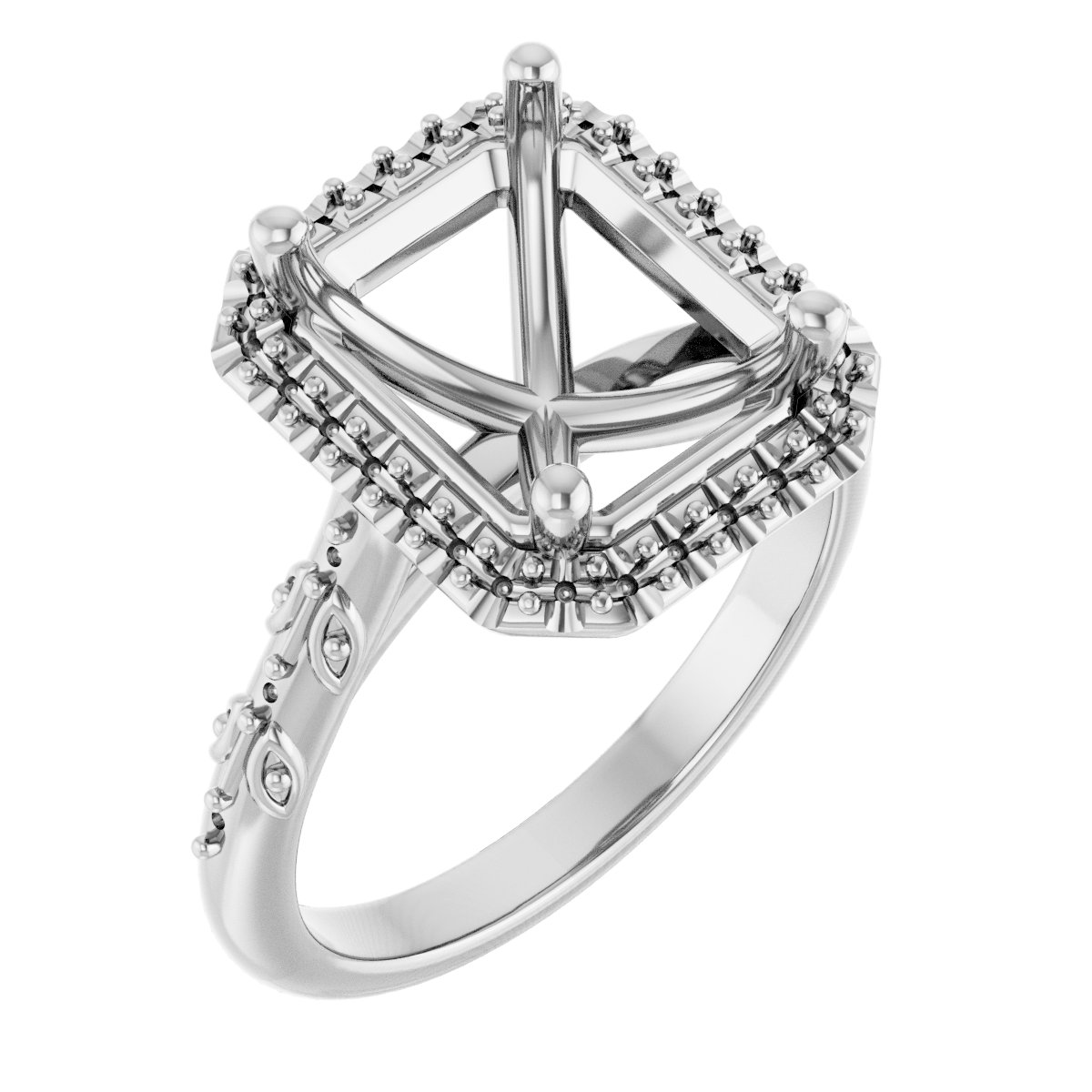Halo-Style Engagement Ring