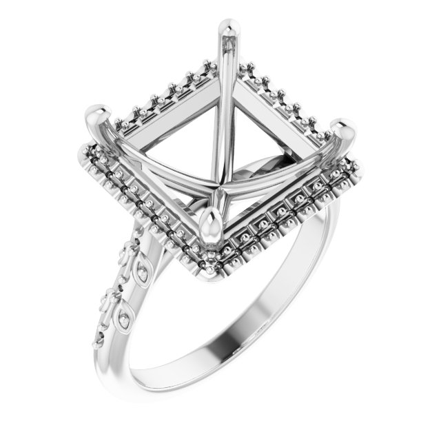 Halo-Style Engagement Ring