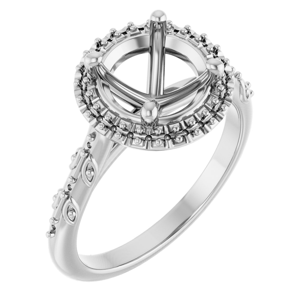 Halo-Style Engagement Ring