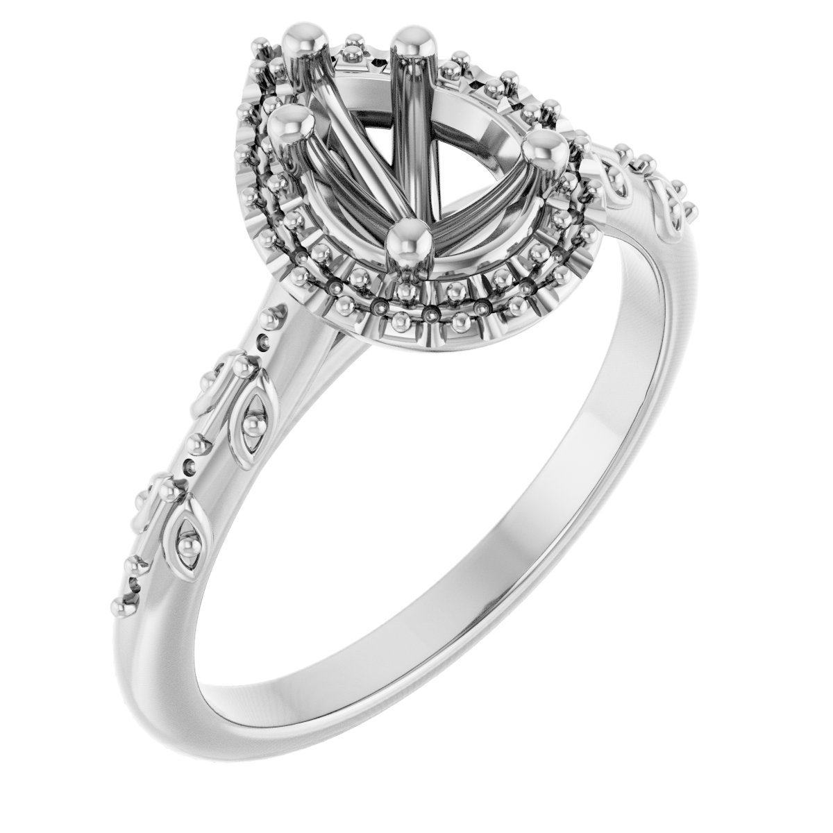 Halo-Style Engagement Ring
