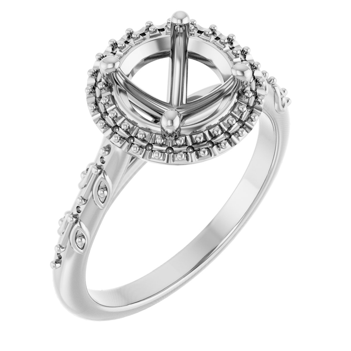 Halo-Style Engagement Ring