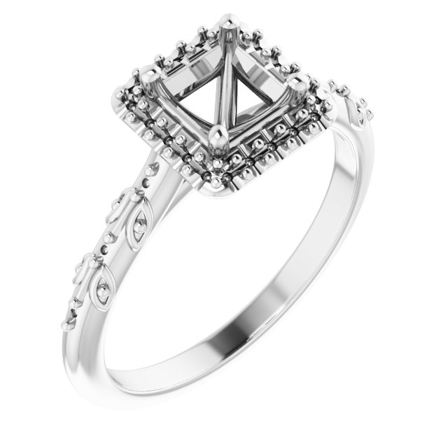 Halo-Style Engagement Ring