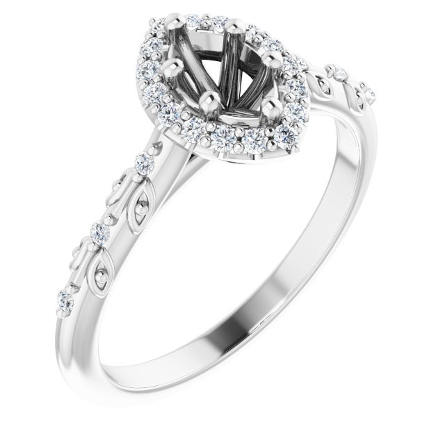 14k White Gold