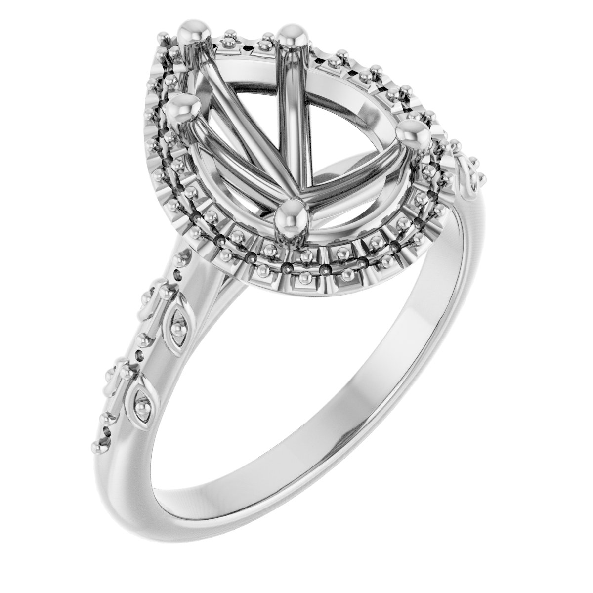Halo-Style Engagement Ring