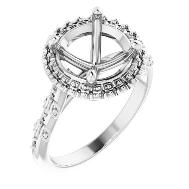 Halo-Style Engagement Ring