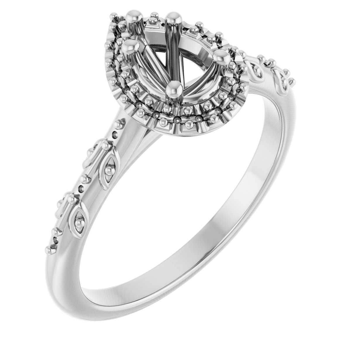 Halo-Style Engagement Ring